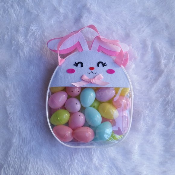 Pink Easter Bunny Bag with Eggs (40 ct) - Picture 4 of 4